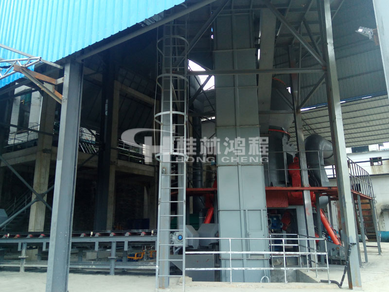 高鋁粘土，立式磨粉機(jī)，高鋁粘土磨粉機(jī)，立磨，磨粉機(jī)械，磨粉設(shè)備，桂林鴻程